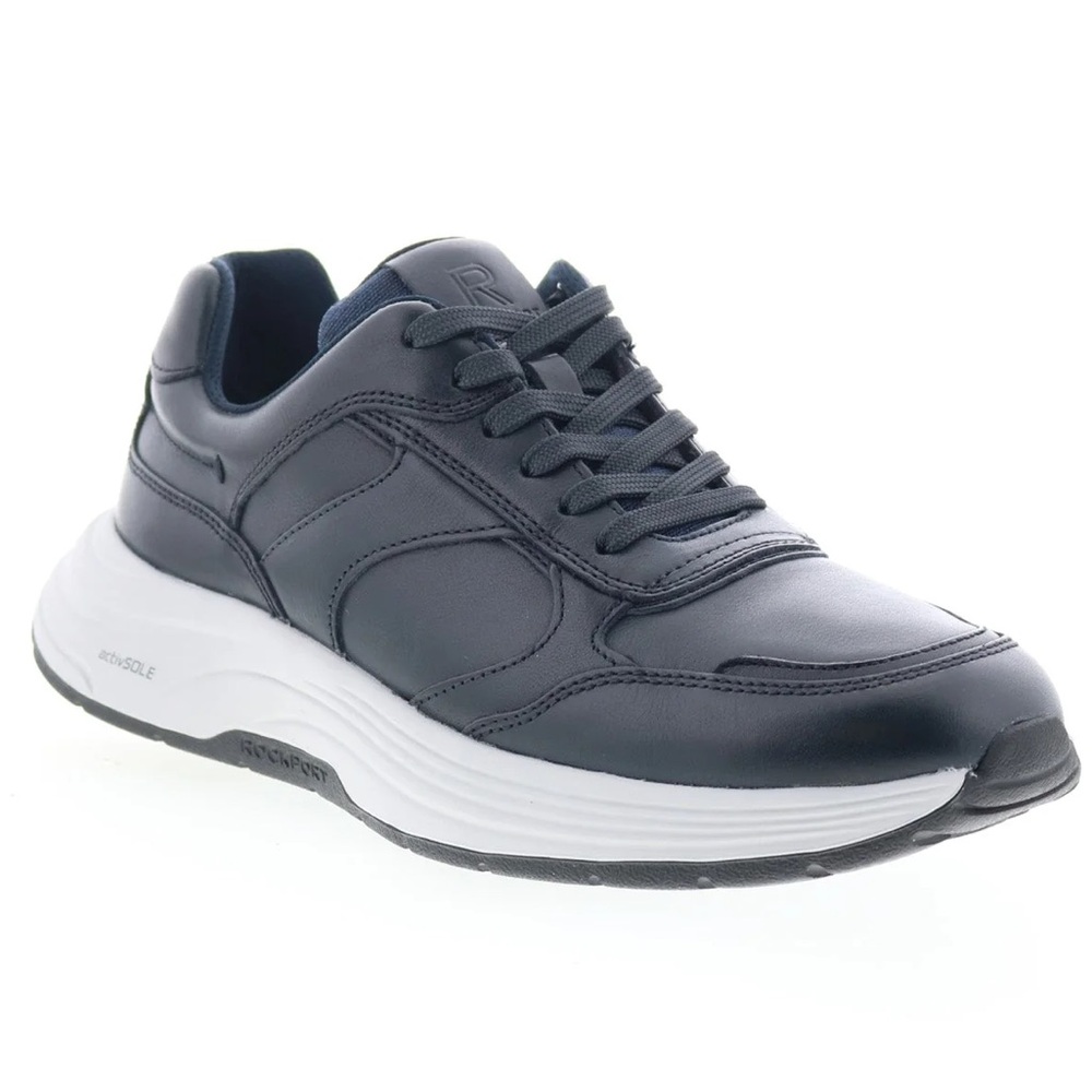 🆕Men's Rockport RM HARRISON 2 Leather Sneakers